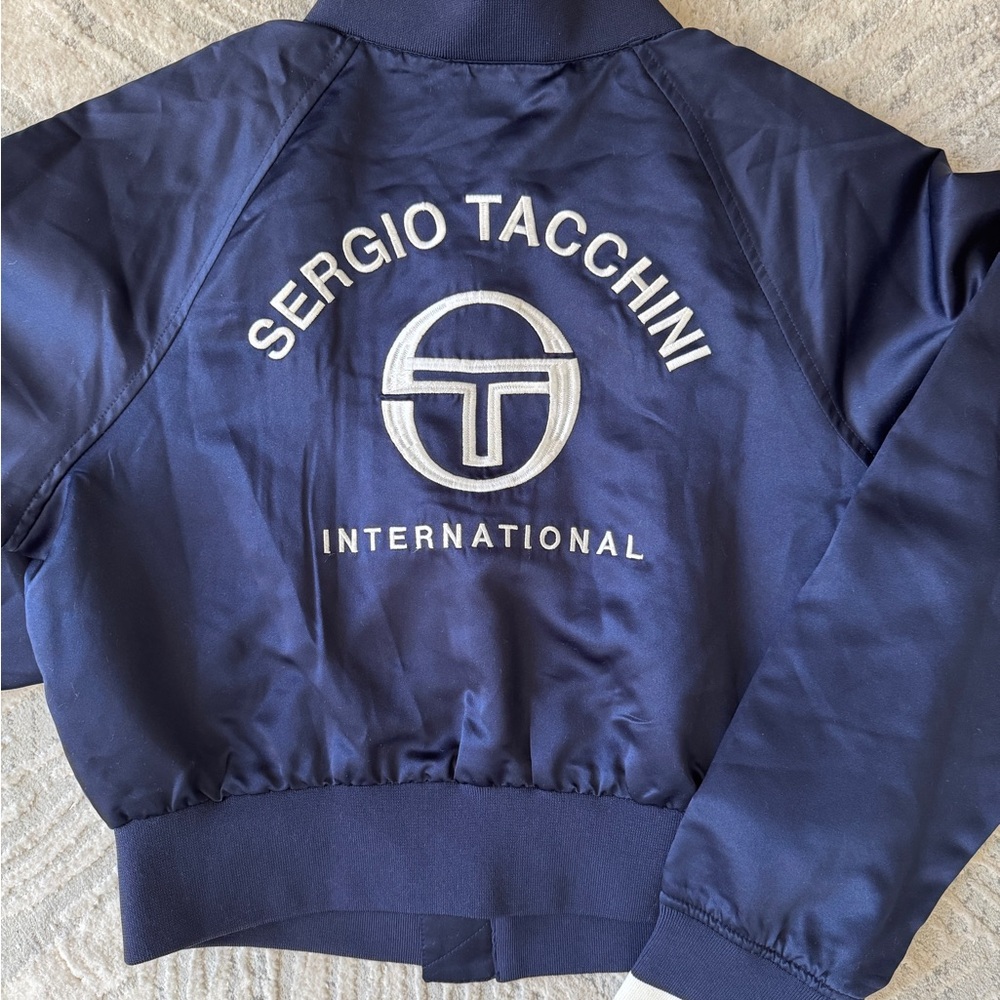 Sergio Tacchini Navy Bomber Jacket